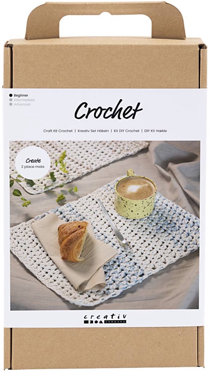 Afbeelding laden in galerijviewer, Creativ company hobbyset haken placemat
