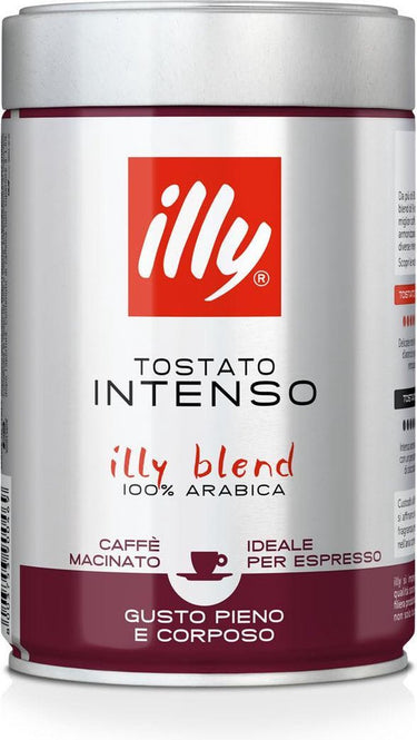 Illy - gemalen koffie - intenso - 6 x 250 gram