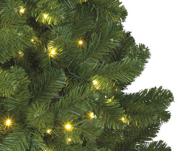 Everlands kunstkerstboom imperial pine 150cm hoog verlicht met 170 geintegreerde warmwitte led lampjes