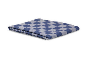 Wecoline theedoek geblokt blauw 70×70 cm (6 stuks)