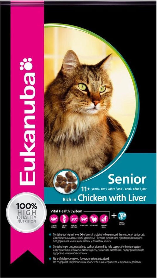 Eukanuba kat top condition 7+ senior kip - lever 10 kg