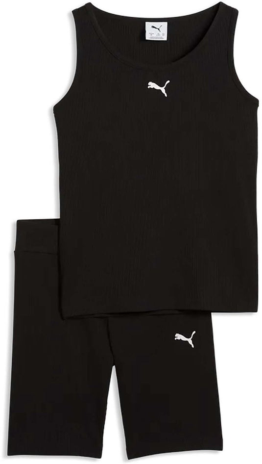 Puma ess elevated rib tank and short leggings set g 164