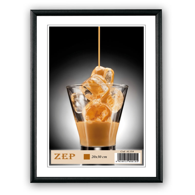Afbeelding laden in galerijviewer, Zep fotolijst al1b2 black 13x18 cm
