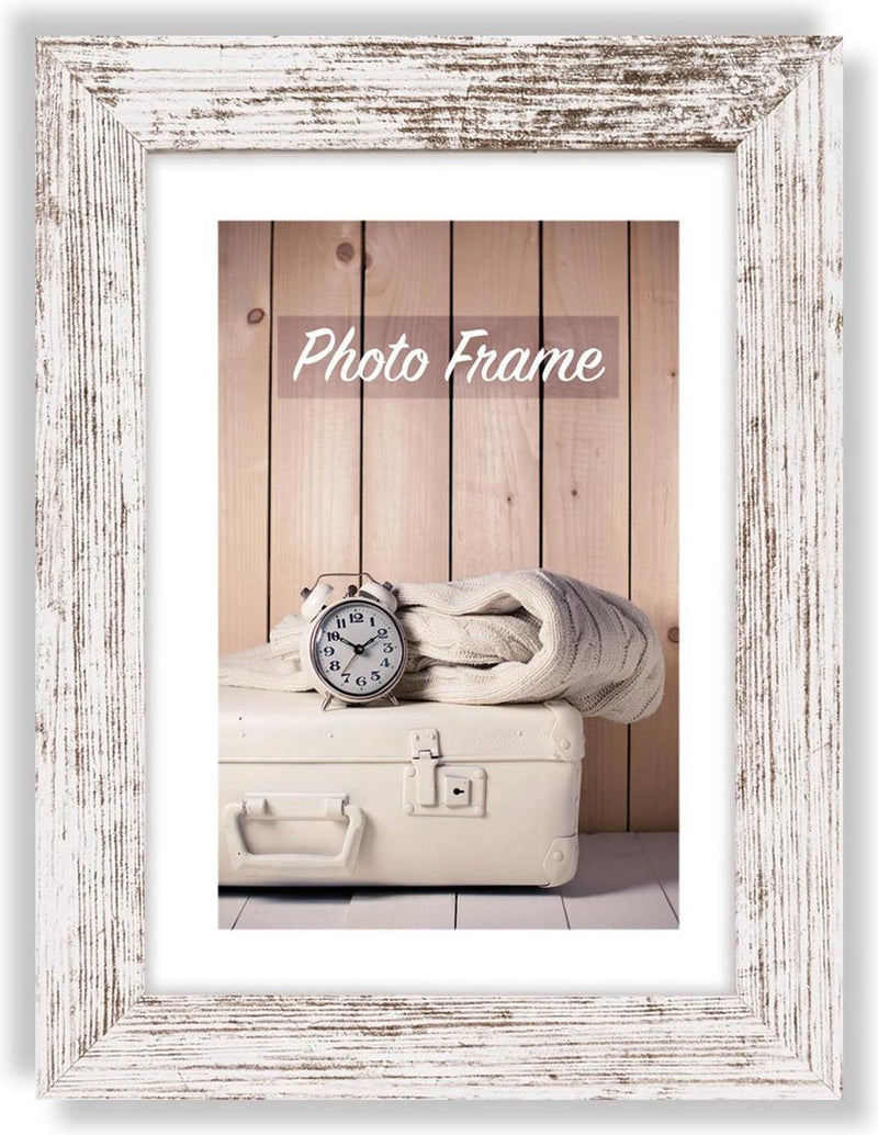 Afbeelding laden in galerijviewer, Zep fotolijst v21256 nelson 6 white wash 20x25 25x30 cm
