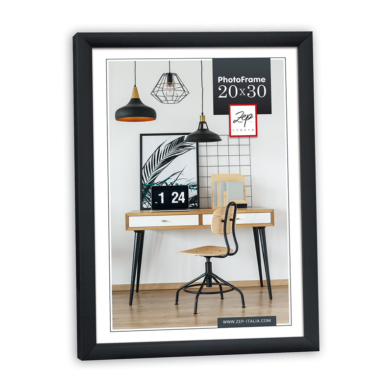 Afbeelding laden in galerijviewer, Zep fotolijst kb9 black 40x60 cm
