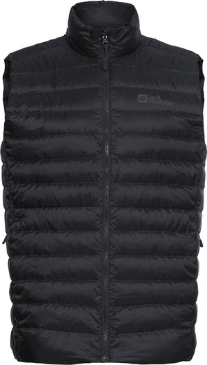 Jack wolfskin pilvi down vest m rds heren outdoorbodywarmer-black