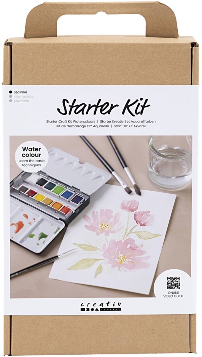Afbeelding laden in galerijviewer, Creative company https: www.cchobby.nl starter-hobbyset-aquarel-1-doos
