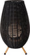 Lucide colin ip44 - oplaadbare tafellamp binnen buiten - accu batterij - led 3 stepdim - 1x3w 3000k - ip44 - zwart - japandi