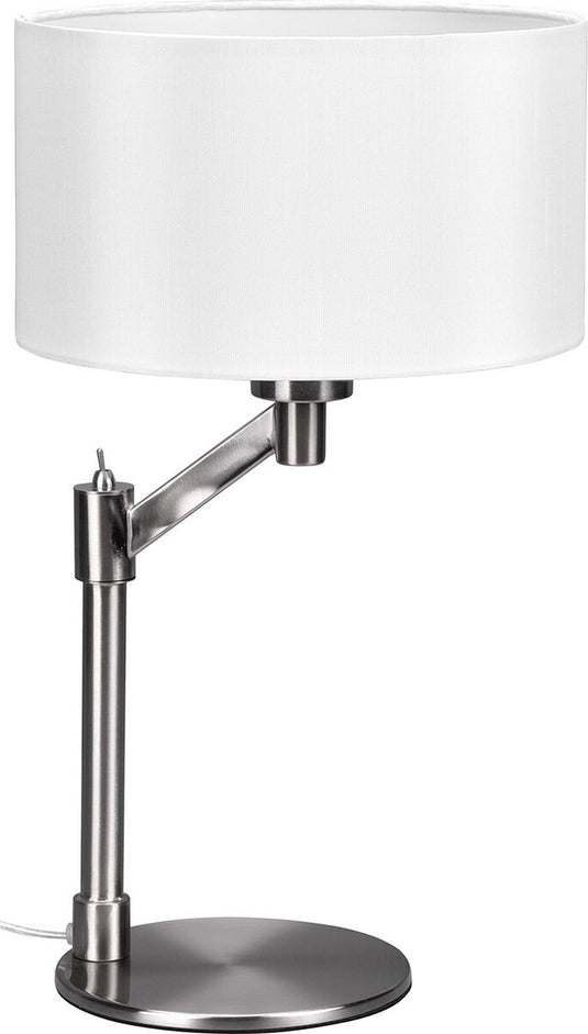 Trio cassio - tafellamp - nikkel mat - excl. 1x e27 4,9w
