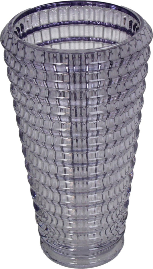 Hd collection vaas glas paars 13x13x22,5cm
