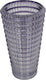 Hd collection vaas glas paars 13x13x22,5cm