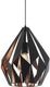 Eglo carlton 1 hanglamp - e27 - ø 31 cm - zwart koper