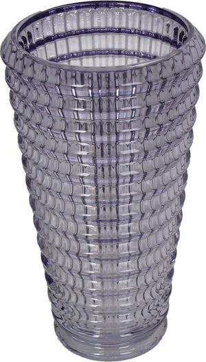 Hd collection vaas glas paars 13x13x22,5cm