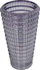 Hd collection vaas glas paars 13x13x22,5cm