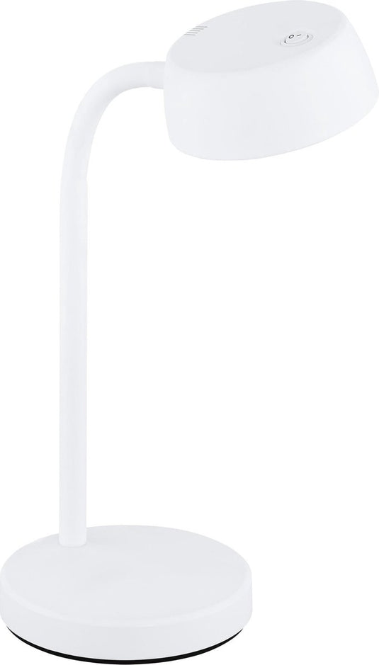 Eglo cabales tafellamp - bureaulamp - led - 34 cm - wit