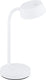 Eglo cabales tafellamp - bureaulamp - led - 34 cm - wit