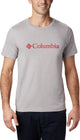 Columbia csc basic logo™ short sleeve t-shirt - shirt heren - t-shirt korte mouwen - grijs - maat xxl