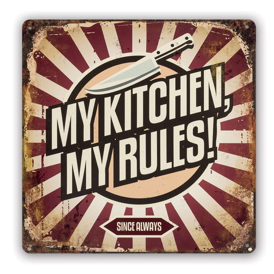 Zep wall art my kitchen ll695 30x30 cm