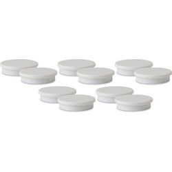 Magneten viking 30mm wit 10 stuks