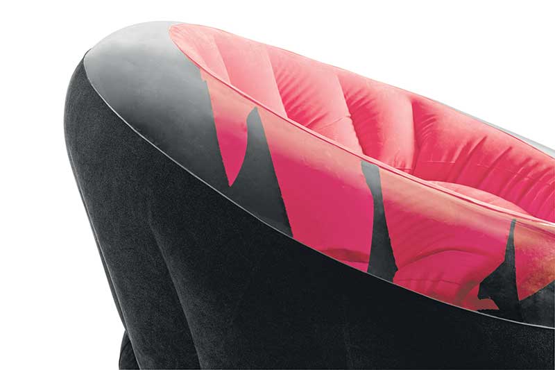 Afbeelding laden in galerijviewer, Intex ronde loungestoel empire-roze
