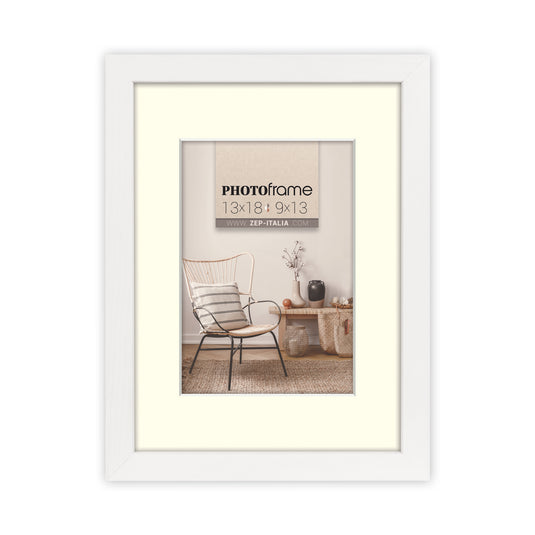 Zep fotolijst v4568w malmo white 10x15 15x20 cm
