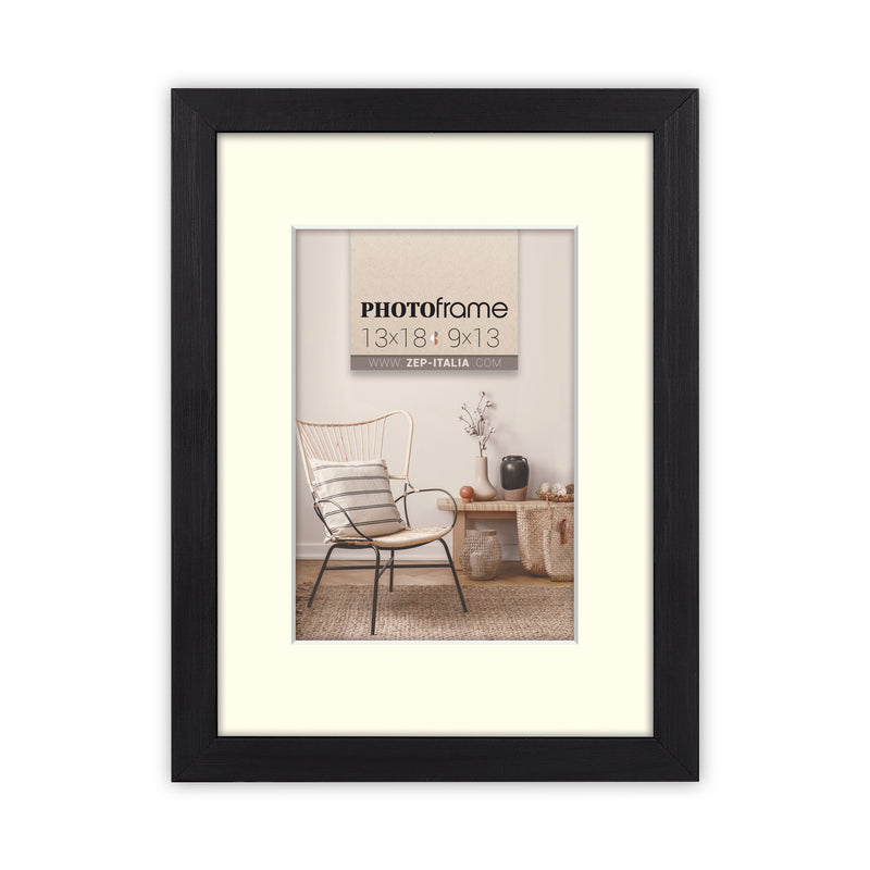 Afbeelding laden in galerijviewer, Zep fotolijst v4523b malmo black 15x20 20x30 cm
