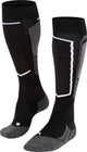 Falke sk2 wool warm dik wol functioneel materiaal skisokken dames zwart - maat 35-36
