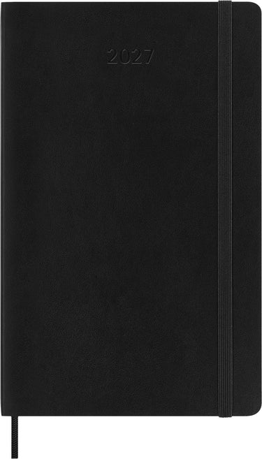 Moleskine 12 maanden agenda - 2027 - wekelijks - large - zachte kaft - zwart
