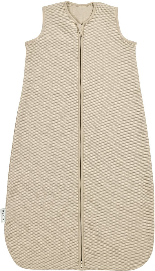 Meyco baby studio collection classic baby slaapzak - sand - 70cm - 1.0 tog