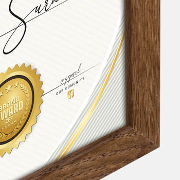 Afbeelding laden in galerijviewer, Zep v4721n certificate brown 21x29,7 cm
