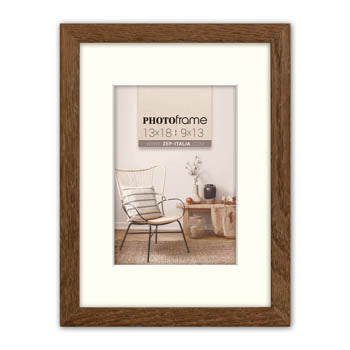 Afbeelding laden in galerijviewer, Zep fotolijst v4534d malmo brown 20x30 30x40 cm
