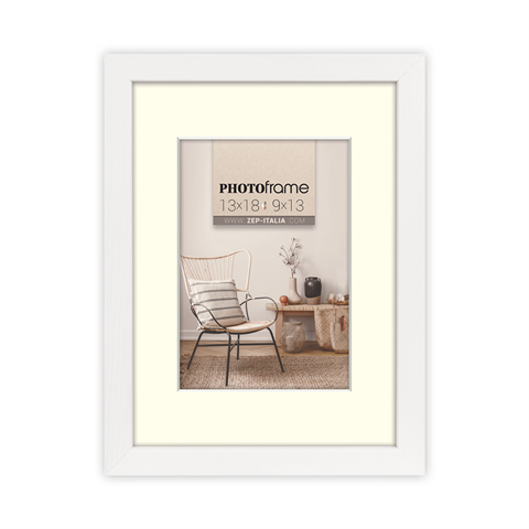 Afbeelding laden in galerijviewer, Zep fotolijst v4554w malmo white 30x40 40x50 cm
