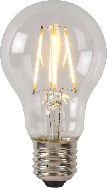 Lucide a60 class b - filament lamp - ø 6,4 cm - led dimbaar - e27 - 1x7w 2700k - transparant