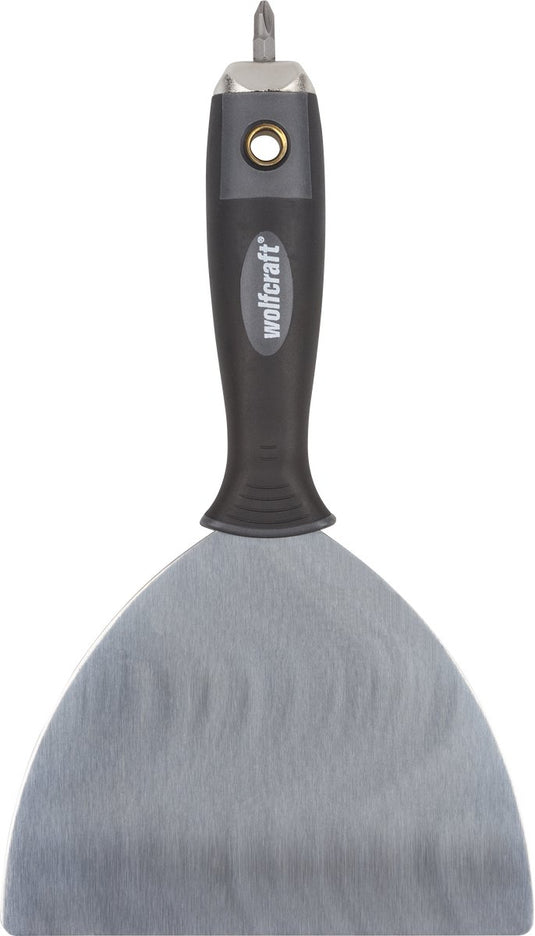 Wolfcraft - professioneel breed plamuurmes rvs - 150mm - 4047000