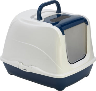 Afbeelding laden in galerijviewer, Moderna Kattenbak flip cat jumbo donkerblauw
