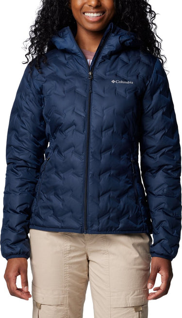 Columbia delta ridge™ ii down hooded jacket women's outdoorjas - collegiate navy - maat xs