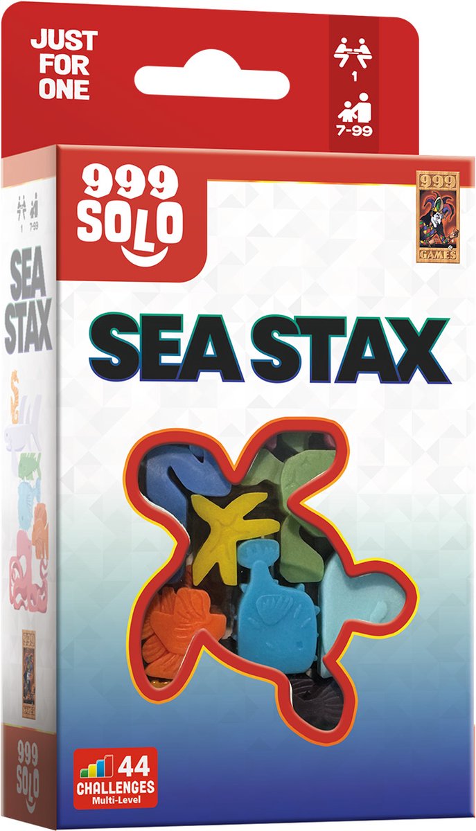 Afbeelding laden in galerijviewer, 999games 999 games sea stax denkspel (nederlands, 1 speler, vanaf 7 jaar, 44 opdrachten)
