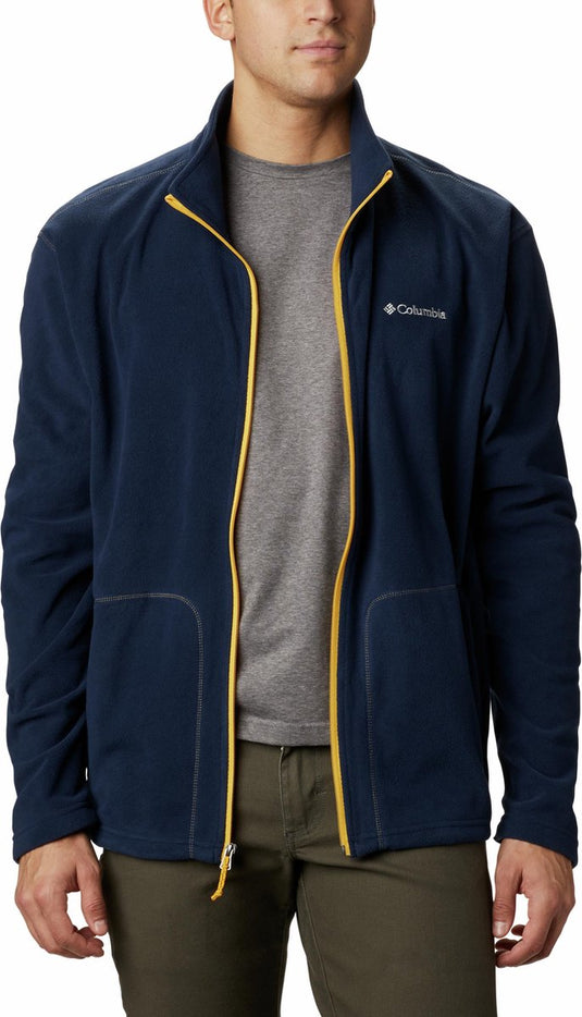 Columbia fast trek™ light full zip fleece fleece jas heren - fleece jas met volledige ritssluiting - fleece vest - blauw - maat l