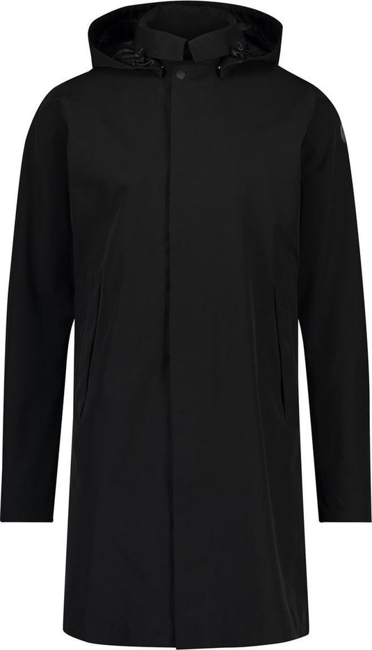Agu mac rain coat - regenjas heren - regenmantel - waterdicht en ademend - poray 5000 - getapete naden - zwart - m