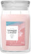 Yankee candle - pink sands large jar geurkaars - 90 branduren - twee lonten