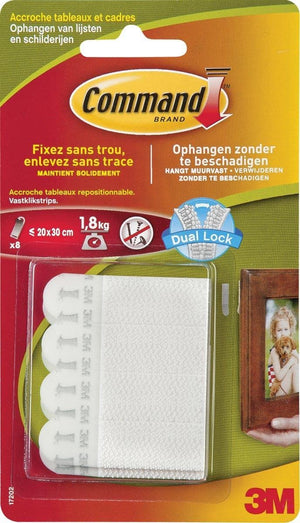 3m bevestigingsstrip command 17202c klikstrip licht 1,8kg