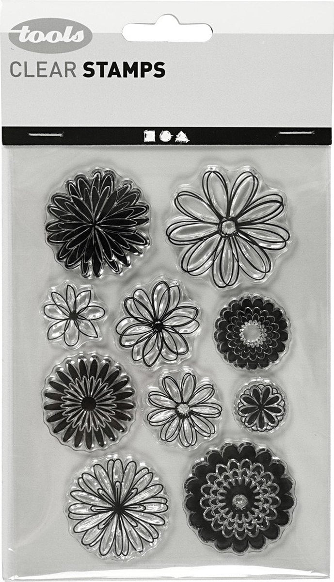 Afbeelding laden in galerijviewer, Creativ company https: www.cchobby.nl silicone-stempels-bloemen-vel-11x15-5-cm-1-vel
