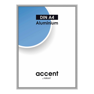 Nielsen design nielsen fotolijst 53424 accent mat zilver 18x24 cm