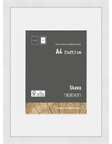 Afbeelding laden in galerijviewer, Nielsen design nielsen fotolijst 6321101 skava wit a4 21 x 29,7 cm
