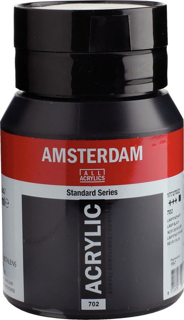 Amsterdam standard series acrylverf pot 500 ml lampenzwart 702