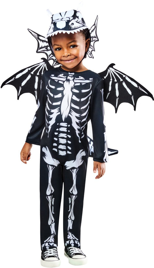 Rubies skeleton dragon kinderkostuum - - maat 5-6 jaar