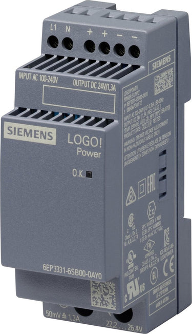 Siemens 6ep3331-6sb00-0ay0 plc-netvoeding 24 v