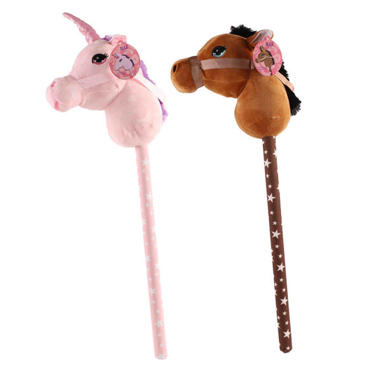Stokpaard met geluid