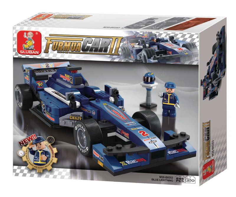 Afbeelding laden in galerijviewer, Sluban M38-B0353 Raceauto 287-delig
