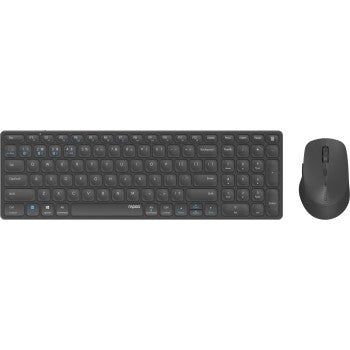 Afbeelding laden in galerijviewer, Rapoo 9700m draadloos multimode blade combo set donkergrijs qwerty us
